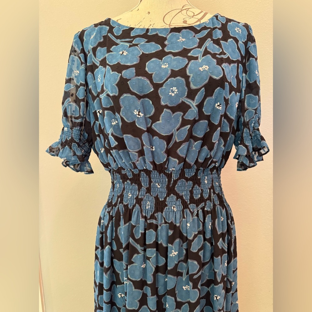 Kate Spade Blue Midi Dress - Picture 7 of 16